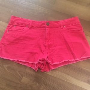 Red Forever 21 shorts